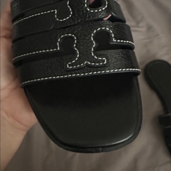 Tory Burch: Ines Cage Slide - Black (Sz 6) - Picture 8 of 9